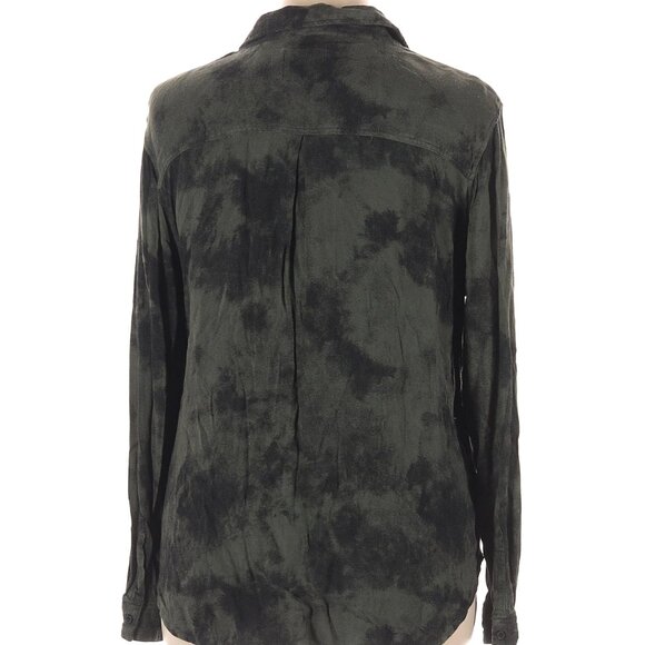 Rails Size XL Long sleeve button-down olive green tie dye shirt - Picture 2 of 4